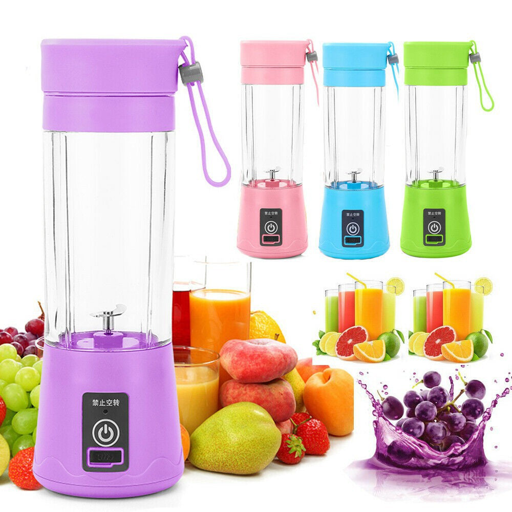 JUICER PORTABLE OUTDOOR JUICING CUP HOME MINI CORDLESS CRUSHED ICE MACHINE USB CHARGING FRUIT VEGETABLE BLENDER